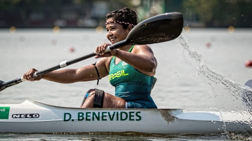 Fernando Rufino e Debora Benevides estreiam hoje na paracanoagem da Paralimpíada Debora Benevides está animada para a sua segunda Paralimpíada.Foto: Divulgação