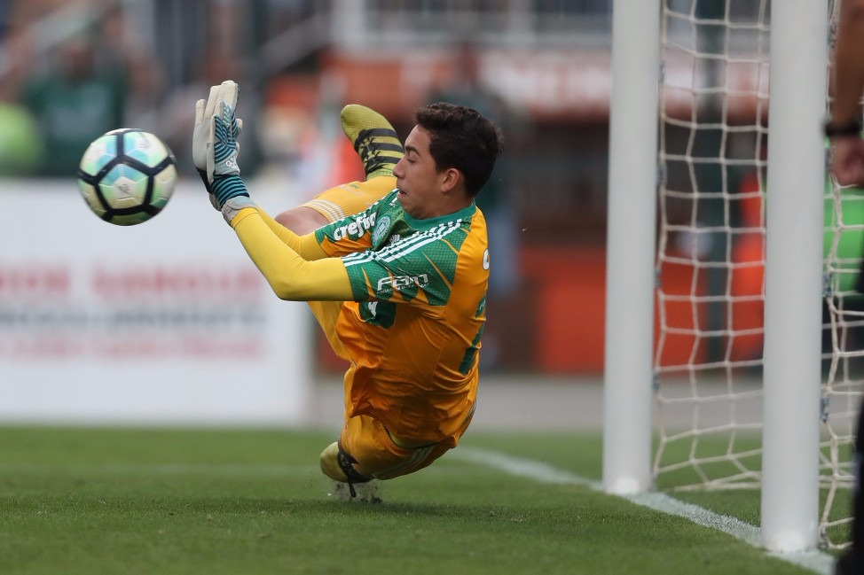 Goleiro do Palmeiras entra e vira herói do título Goleiro do Palmeiras entra e vira herói do título