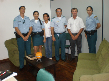 Polícia Militar visita Prefeitura de Cel. Sapucaia