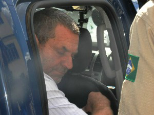 Polaco ao ser preso em 2011 na operação AlvoradaVoraz (Foto: Leandro Abreu/G1 MS)
