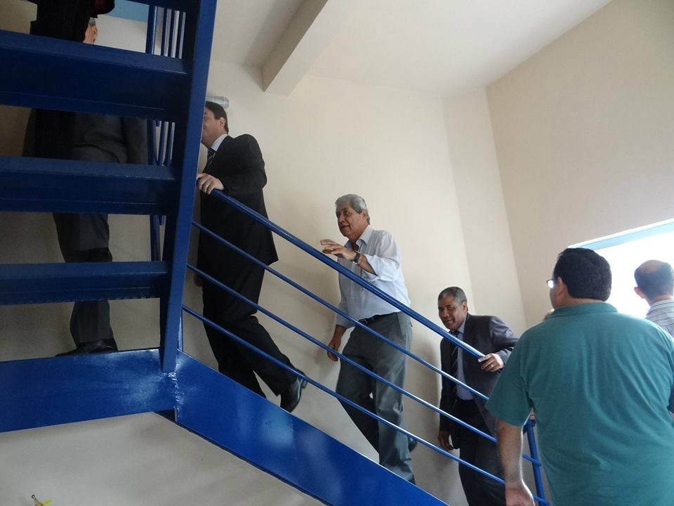 Governador André Puccinelli inaugura obras em Amambai O governador Puccinelli visitou as instalações do presídio / Foto: Moreira Produções