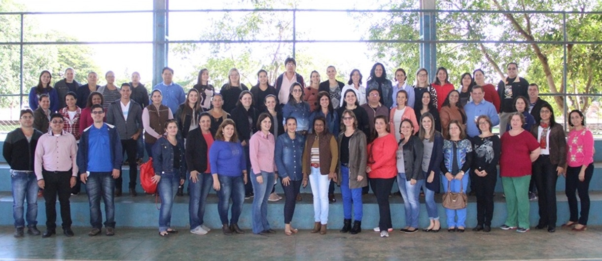 Professores da Rede Municipal de Ensino de Amambai participação de formação pedagógica