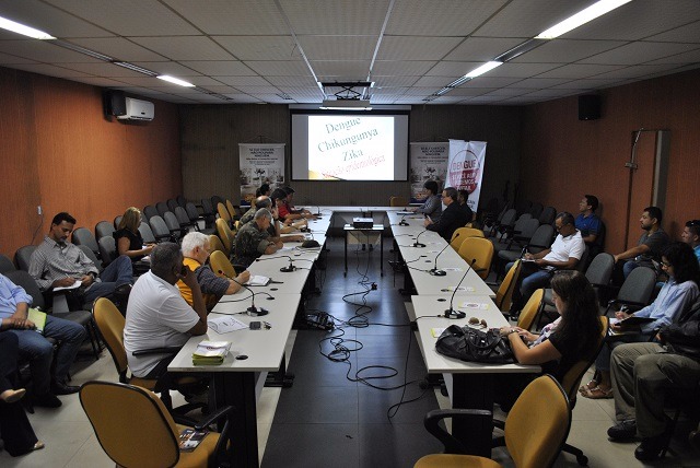 Funasa em MS participa de reunião do comitê municipal de combate à dengue A reunião foi realizada no auditório da Planurb, em Campo Grande.