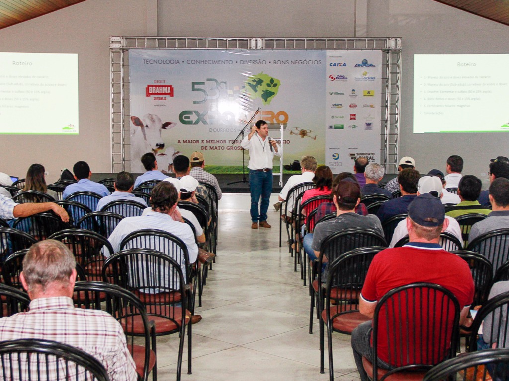 Seminário discute safra de soja durante 53ª Expoagro Fundação MS apresentou resultados de pesquisas durante 53ª ExpoagroFoto: Divulgação