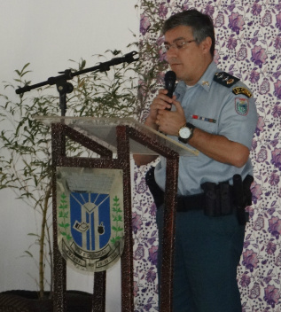 Amambai realiza a 1ª Conferência Municipal de Políticas Públicas para Mulheres Comandante da da 3ª CIPM, Major Josafá Dominoni / Foto: Moreira Produções