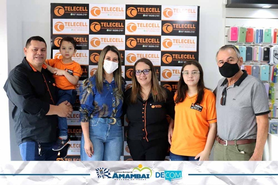 Inauguração da Telecell marca início da programação dos 73 anos de Amambai Foto: Decom