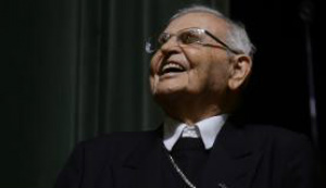 Dom Paulo Evaristo Arns é homenageado por sua vida política A cerimônia foi marcada por relatos de ações de Arns contra a ditadura militar, nas décadas de 60 e 70, e em defesa dos direitos humanos / Foto: Rovena Rosa