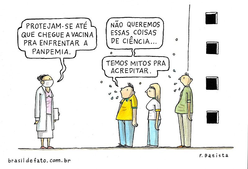 Bolsonaro minimizou o vírus, agora faz pouco caso da vacina - Paulo Batista