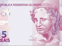 Novas cédulas de R$ 2 e de R$ 5 têm camada protetora contra sujeira