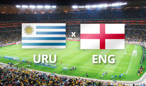 Uruguai e Inglaterra se enfrentam hoje em São Paulo