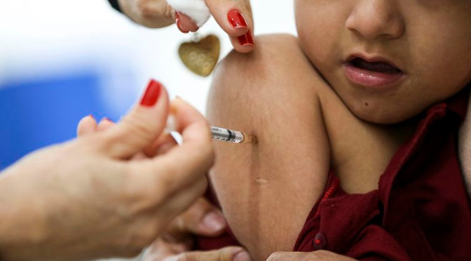 Mato Grosso do Sul vacina 99% das crianças contra Pólio e Sarampo