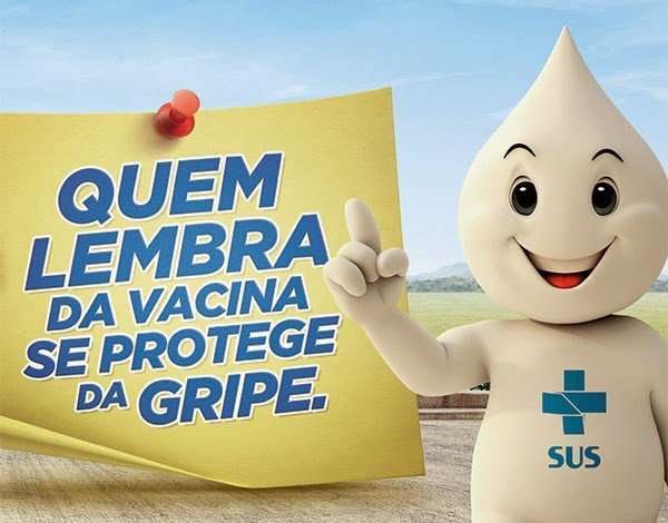 Vacinação contra a gripe acontece neste sábado (13) em todos os Postos de Saúde Zé Gotinha estará em Amambai fazendo ampla campanha de divulgação e de sensiilização para a importâncuia da vacinação contra a gripe.