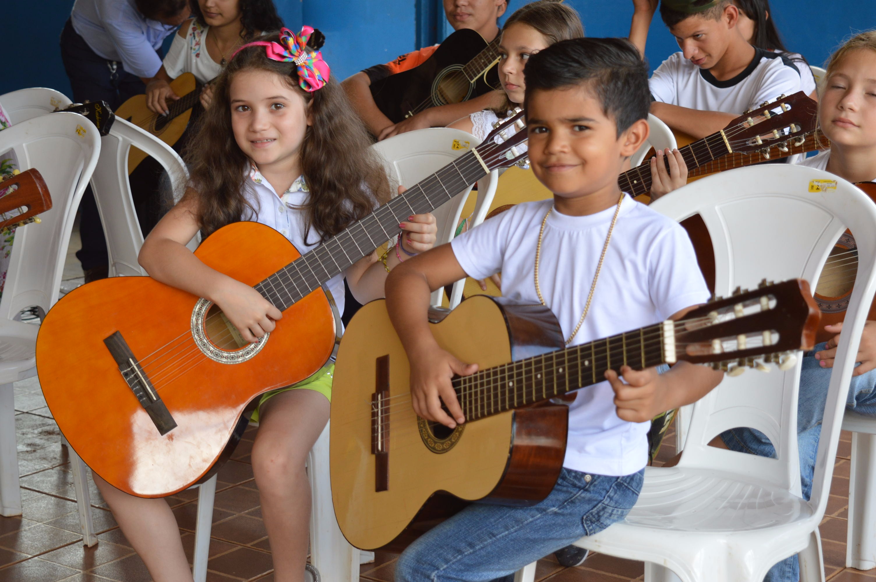 Crianças de todas as idades participam gratuitamente do projeto / Foto: Moreira Produções