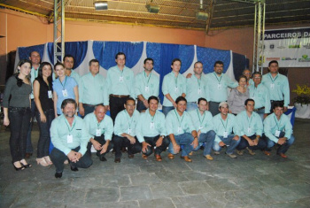 Expobai gerou R$ 35 milhões em negócios Funcionários e diretores da Expobai.