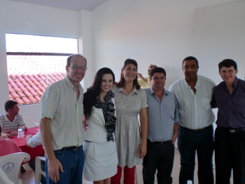 Lideranças politicas de Amambai com a deputada estadual Mara Caseiro (PT do B).  
