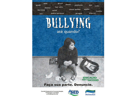 Educação realizará no dia 15 mobilização de combate ao bullying escolar