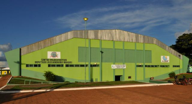 Aral Moreira abre nesta sexta (7) fase do Estadual de Futsal 2014 Foto Legenda: Ginásio Municipal de Esportes local será o palco dos confrontos das equipes no Estadual de Futsal de 2014. Crédito foto:Joelso Gonçalves/ Aral Moreira News