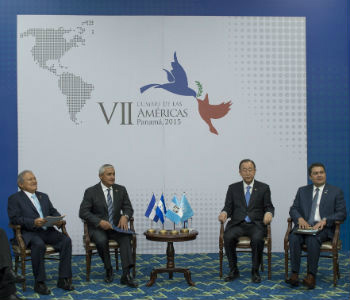 Ban Ki-moon em evento no Panamá. Foto: ONU/Eskinder Debebe