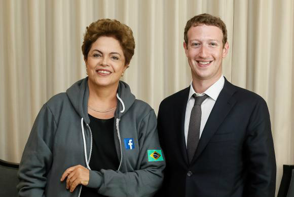 Presidenta Dilma Rousseff durante encontro com presidente do Facebook, Mark Zuckerberg / Roberto Stuckert Filho/Presidência da República