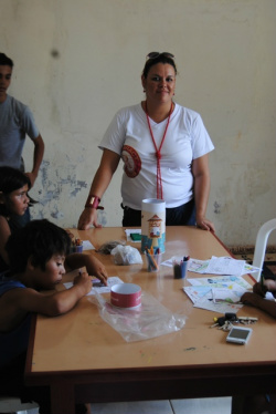 Semana da Mulher - Presença feminina nas instituições do Rotary em Amambai Milena em ação do Rotary/Rotaract/Interact na vila Cristina, dia 23, em Amambai.