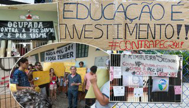 O Paraná lidera o número de escolas ocupadas com 846 unidades, conforme a Ubes. Já o governo afirma que são 792 unidades de ensino ocupadas / Foto: Divulgação