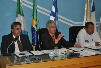 Vereadores Daniel, Coconho e BritoFoto: Moreira Produções
