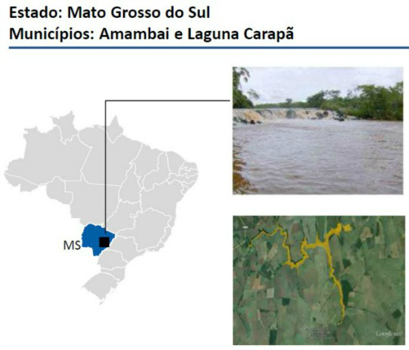 Amambai, Caarapó e Laguna Carapã receberão duas pequenas hidrelétricas