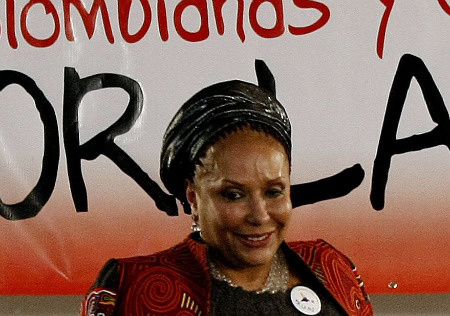 A ex-senadora colombiana Piedad Córdoba.