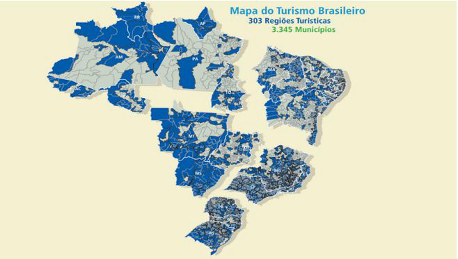 Municípios têm até 30 de abril para entrar no Mapa do Turismo Brasileiro