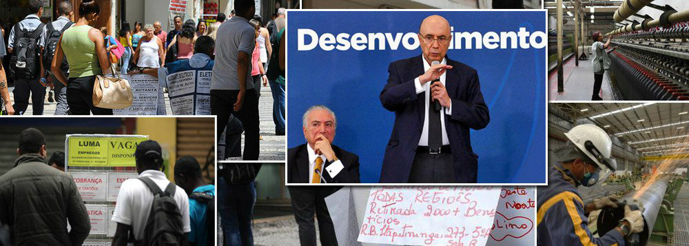 Golpe de Temer deixou 24,2 milhões de pessoas sem trabalho em 2016 Foto: Divulgação