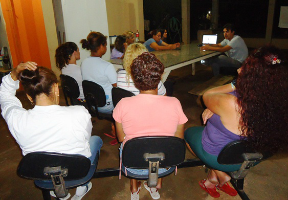Detentas do semiaberto de Três Lagoas participam de palestra Foto: Divulgação/EPFRSAAA-TL