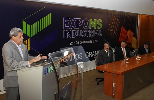 Governador participa do lançamento da Expo-MS Industrial 2012 Governador participa do lançamento da Expo-MS Industrial 2012