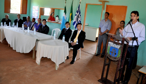 Prefeito de Amambai destaca Projeto "Defensoria e Câmara- Unidas pela cidadania" Prefeito destacou para a importância do projeto realizado pela Defensoria e Câmara nas vilas Santo Antônio e Nossa Senhora Aparecida