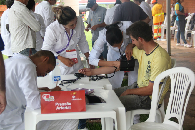 Ação de saúde da CCR MSVia oferece exames gratuitos para caminhoneiros na BR-163