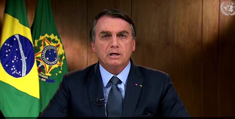 Bolsonaro discursa na Assembleia da ONU - Reprodução