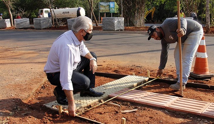 Governador vistoria obra de revitalização do Parque dos Poderes Foto: Chico Ribeiro