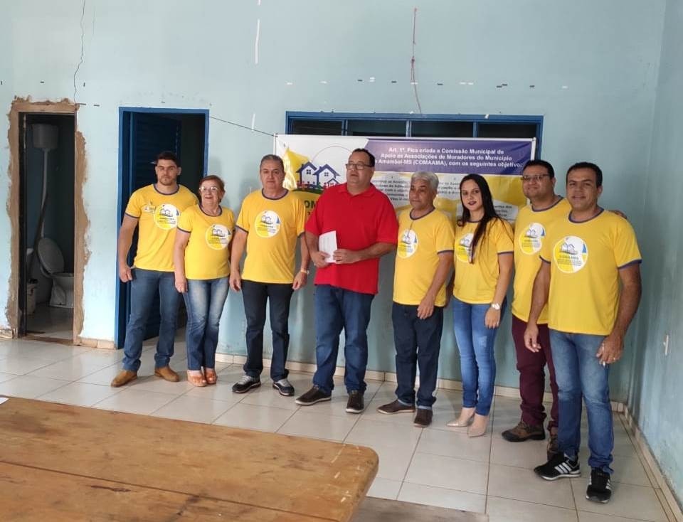 Prefeito de Amambai e COMAAMA empossam diretorias das vilas Jussara e Doriane Prefeito de Amambai e COMAAMA empossam diretorias das vilas Jussara e Doriane