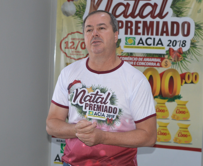 Presidente da ACIA, Clemente Martins Júnior / Foto: Moreira Produções