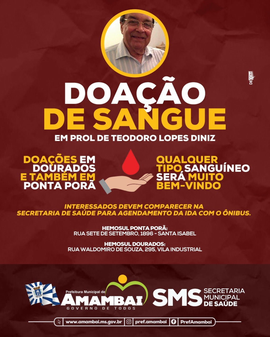 Foto: Decom Prefeitura de Amambai