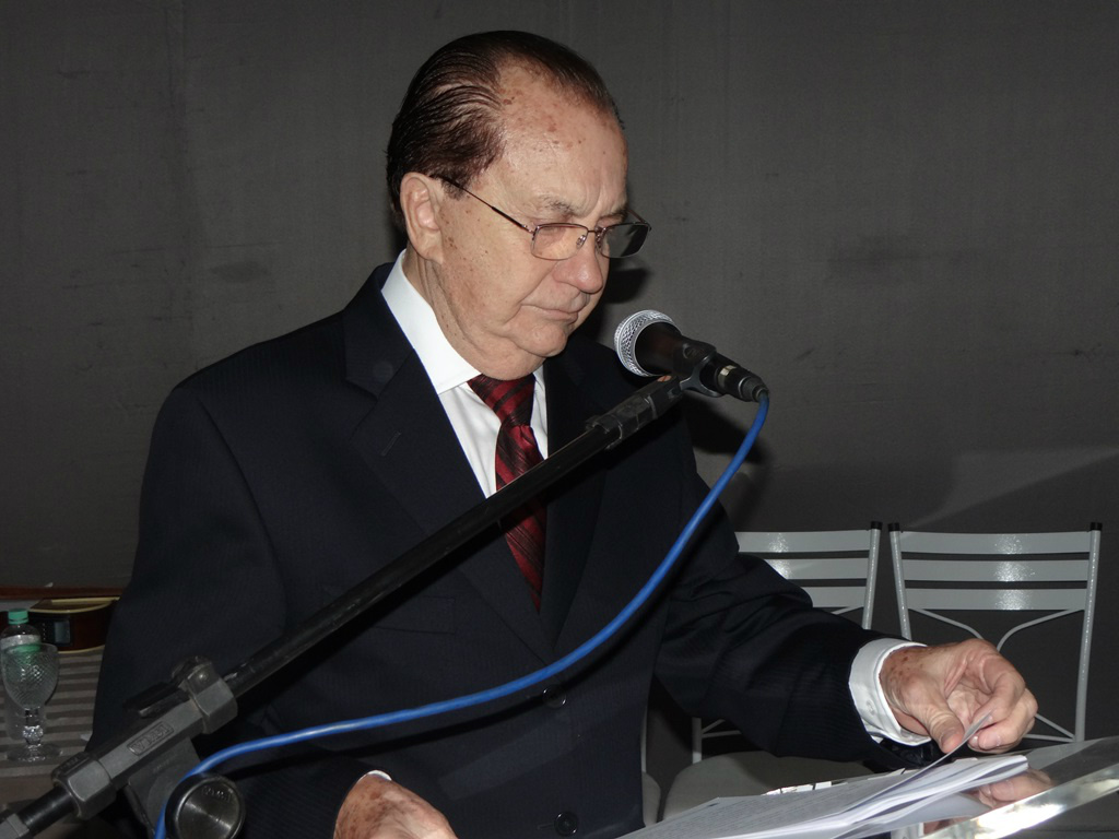 Presidente da Coamo recebe título de Cidadão Honorário de Amambai O homenageado, Hosé Aroldo. / Foto: Moreira Produções