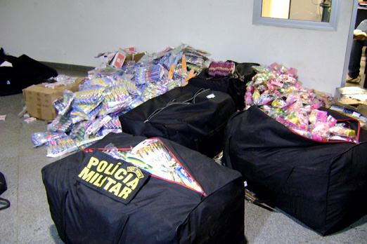 Policiais Militares apreendem 740 quilos de contrabando oriundos do Paraguai