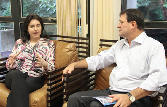 Durante a reunião, Sérgio Longen apresentou os números do crescimento industrial no Estado em 2013
