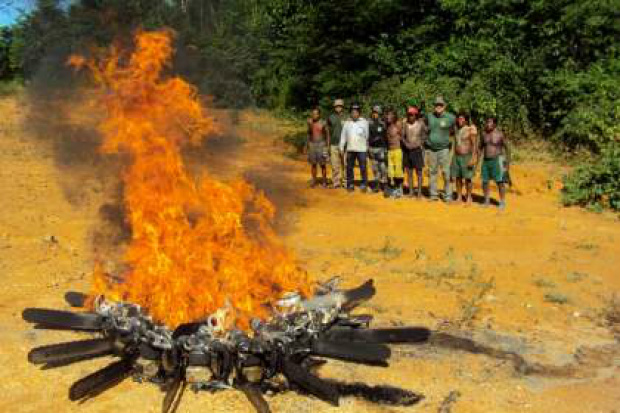 Produtores rurais de MS são investigados em esquema de grilagem no Pará Operação Kayapó / Foto: Divulgação/Ibama