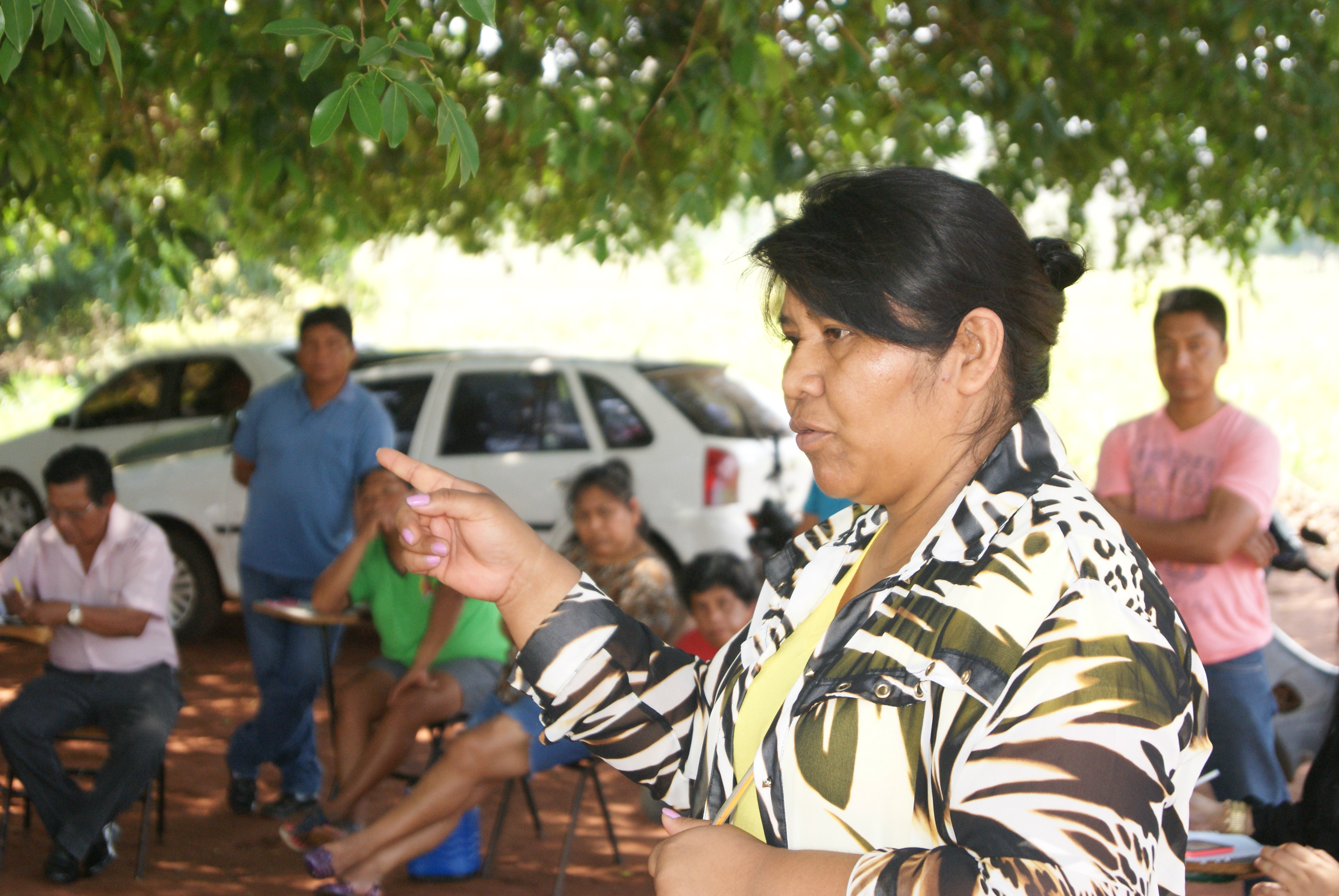Realização da Semana Estadual e avanço para povos indígenas marcam o 19 de abril Subsecretária da SPPPI, Silvana Dias, em reunião no município de Dois Irmãos do Buriti