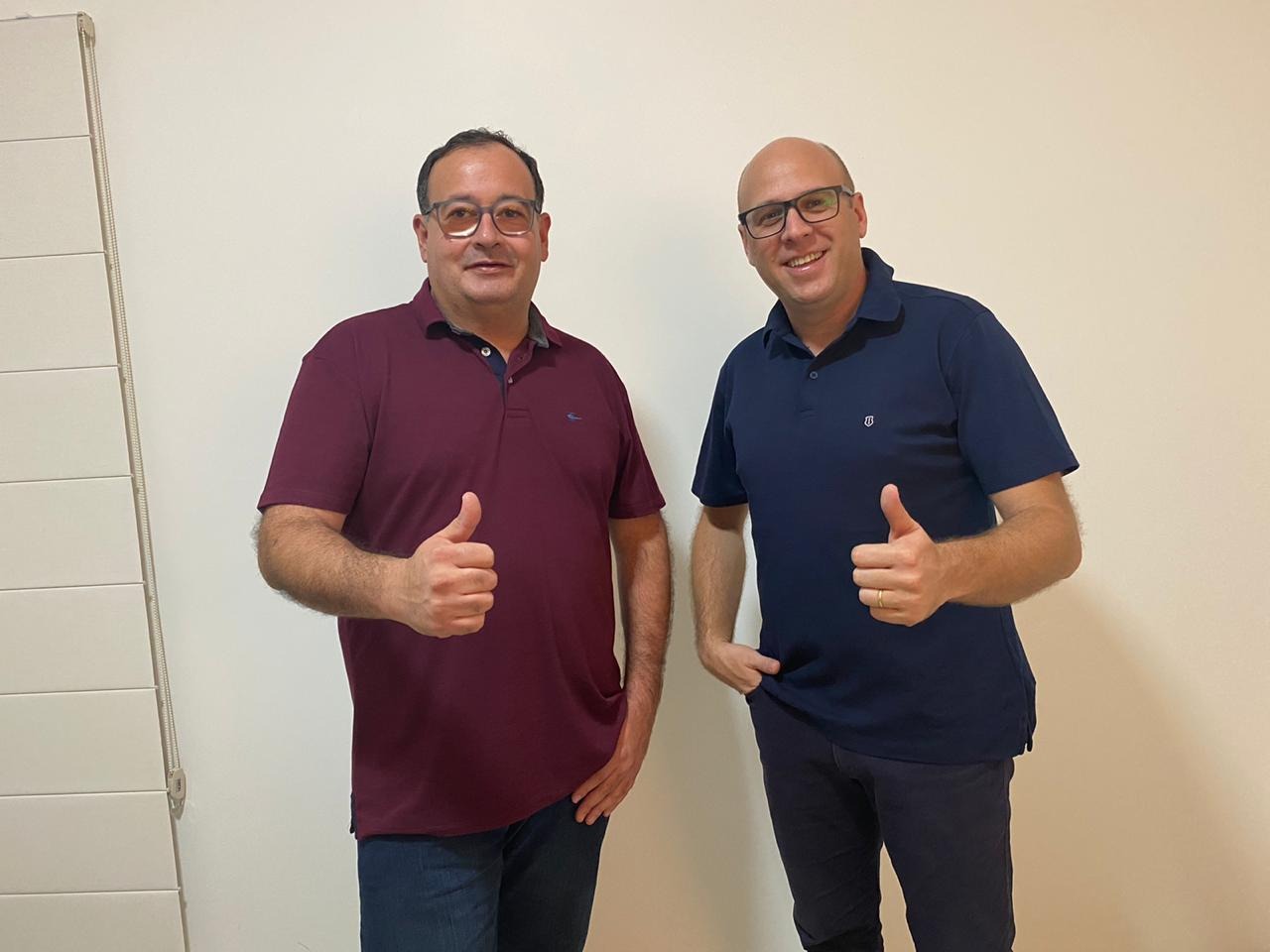 PSDB, DEM e partidos aliados realizam primeiro ato de campanha em Amambai E/D- Dr. Bandeira e Rodrigo Selhorst / Foto: Arquivo/Rodrgo