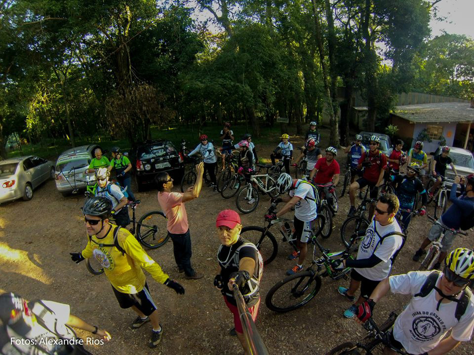 Trilha do Cavalo Preto é realizada por ciclistas de Amambai Evento aconteceu no domingo (12) / Foto: Alexandre Rios