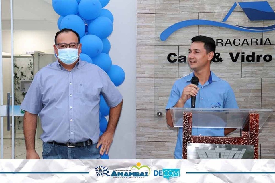 Empresa Casa & Vidro foi reinaugurada em Amambai com novo endereço Foto: Decom