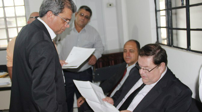 Diretor-Presidente da Agepen conhece estrutura e demandas da Casa do Albergado Urgência na visita à unidade ocorreu devido a ansiedade por parte dos servidores na promoção de mais segurança para o local / Foto: Divulgação