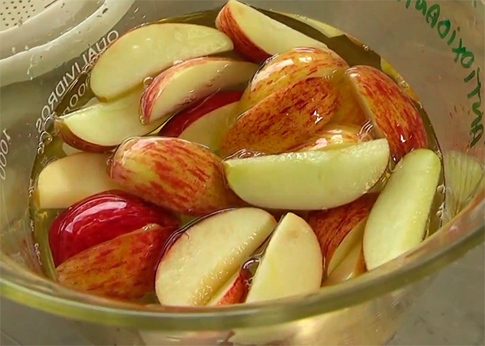 Após mergulho no antioxidante e embaladas, maçãs duram até 12 dias na prateleira - Foto: Embrapa - divulgação