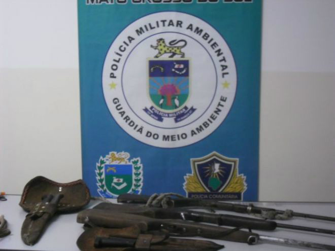 PMA autua caçadores após resgate na mata no município de Miranda